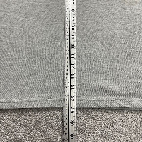 Moheen Cool Dri Polo Shirt Mens 2XL Gray Long Sleeve Collared Casual Pocket Top - Picture 9 of 11